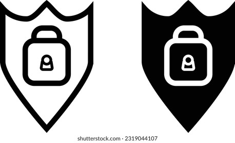 Privacy policy icon sheet, simple trendy flat style line and solid Isolated vector illustration on white background. For apps, logo, websites, symbol , UI, UX, graphic and web design. EPS 10.