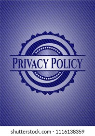 Privacy Policy with jean texture