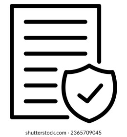  Symbol für die Datenschutzrichtlinie zur Illustration von Objekten