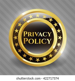 Privacy Policy shiny emblem