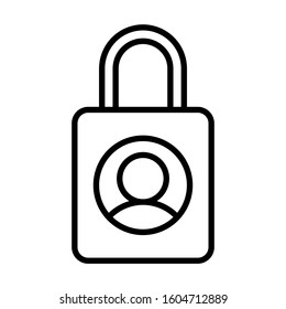 privacy protection security padlock icon vector
