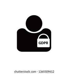 Privacy protection vector icon. Padlock. Community security. Client identity access. Data safety. Business sign. Flat simple graphic line illustration.