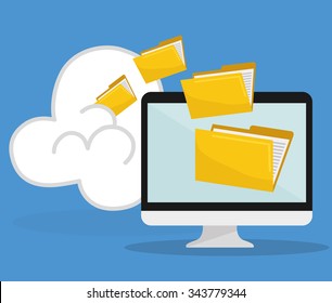 Privacy and security system graphic icons design, vector illustration