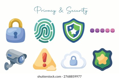 Privacy and Security Visual Symbols