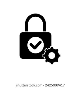 privacy setting concept line icon. Simple element illustration. privacy setting concept outline symbol design.