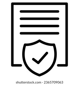 icono de ilustración de objeto de términos de privacidad