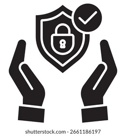 Privacy Trust Icon, Building Digital Trust Through Privacy, Safeguarding Privacy, Earning Trust, vector
