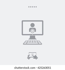 Private access flat icon