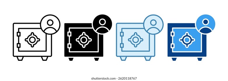 Private Banking Icon Set Multiple Style Collection