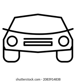 private car icon. car icon vector symbol