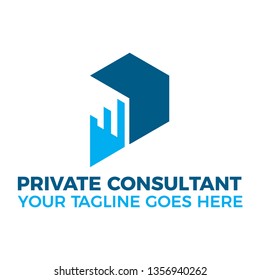 Private Consultant Logo Stock Vector (Royalty Free) 1356940262 ...