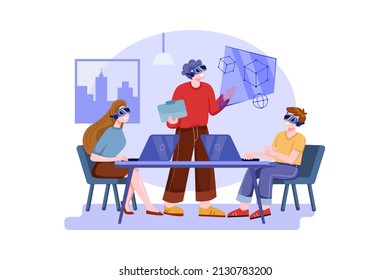 concepto de ilustración de Protección de datos privada