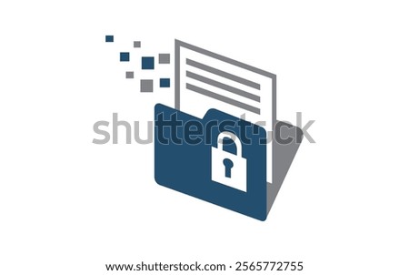 Private Document icon vector file logo design 