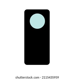 private door tags. Plastic paper door handle keychain. Blank blank mock up. Do not disturb. Template design for rooms in hotels, hostels, resorts, homes. Vector illustration.