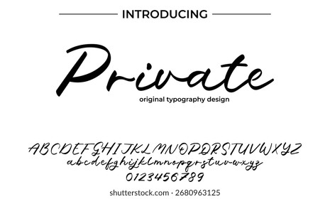 Particular - Fonte de Script Elegante para Design Manuscrito Suave e Tipografia Criativa