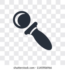 Private Eye Magnifying Glass vector icon isolated on transparent background, Private Eye Magnifying Glass logo concept