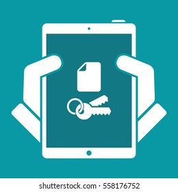 Private file - Flat minimal icon