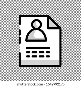 Private file icon vector.
can be an icon, symbol and logo