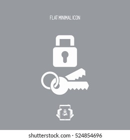 Private - Flat minimal icon