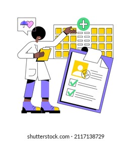 Private healthcare abstract concept vector illustration. Private medicine, healthcare insurance, paid medical services, health center, specialist consulting, clinic facility abstract metaphor.