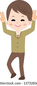 Private high school students who decide the pose