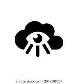 Private hosting icon on white background