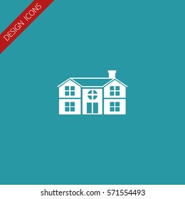 Private House  Vector Icon.