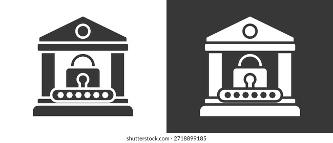 Conjunto De Iconos Privados Colección De Vector Aislada En Blanco Y Negro