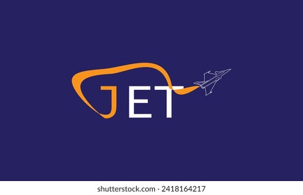 Private Jet Aeroplane Logo Template Vector.