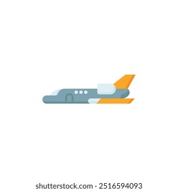 Private Jet Flat Icon Vector. Jet Flat Icon.