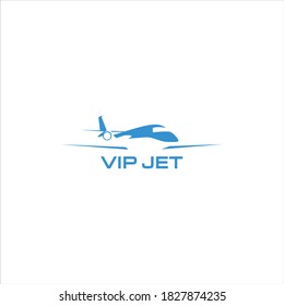 Private Jet Vector Icon. Business Jet Illustration. Luxury Twin Engine Plane