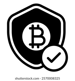 Private Key Crypto and Blockchain icon illustration