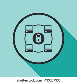 private network icon. private network sign