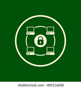 private network icon. vector eps10 icon

