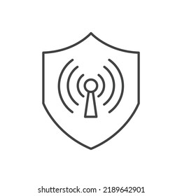 Private network icons  symbol vector elements for infographic web