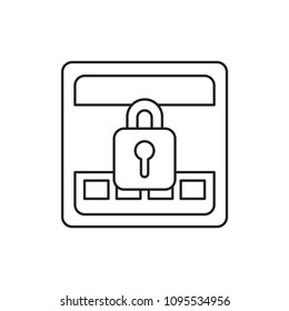 Private Network Modern Simple Vector Icon