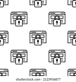 Private Network seamless pattern vector illustration.