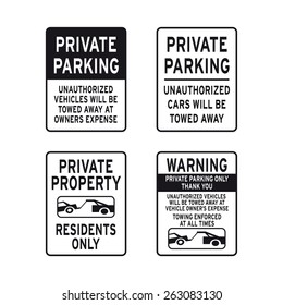 507 Private property no parking sign Images, Stock Photos &amp; Vectors | Shutterstock