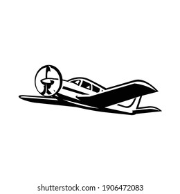 
Private Plane, Small Propeller Plane Vector Isolated For Illustration