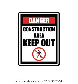 private property no trespassing warning sign for signboard or label. vector illustration