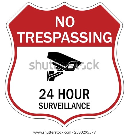 Private property no trespassing warning  sign