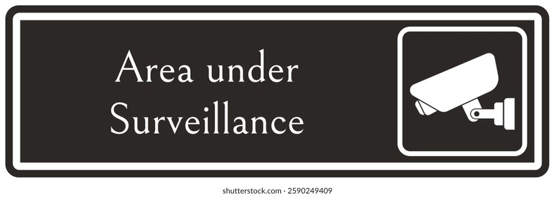 Private property protected by video surveillance warning sign