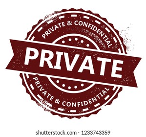 Private Rubber Stamp