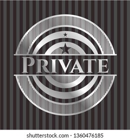 Private silver badge