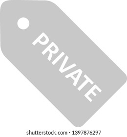 Private Tag Icon For Your Project