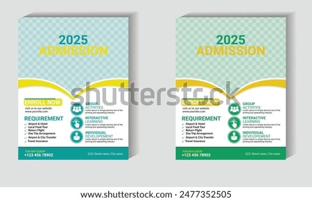 Private Tutor, School and College Flyer Template, Online Tutors, School and College Flyer Template, Course Poster Template, Education Flyer Vector Template Design
