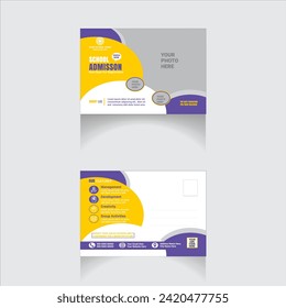 diseño de postales de tutorías privadas,postal editable
