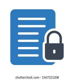 private vector glyph colour icon 