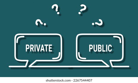 Private vs Public - "Private vs Public: The Delicate Balance of Information"
