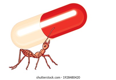 Privilege or priority to access medical equipment and concept of getting treatment for disease. Illustration, shape, line, art, retro graphic style and animal in vector isolated on background